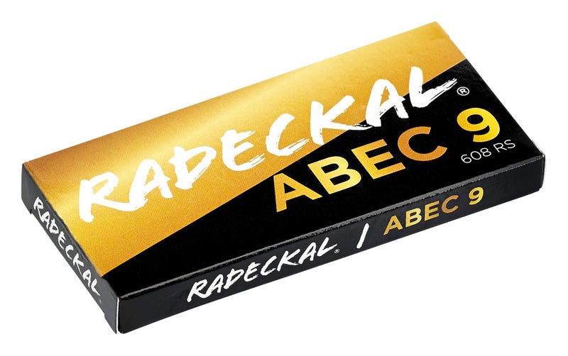 RADECKAL Black ABEC 9 Skateboard Bearings, Skateboards, Longboards, Cruisers, Inline Skates, Roller Skates, Pre-Lubricated, High Precision Rating, Long Lasting (1 Set of 8)â€¦ - Image 3